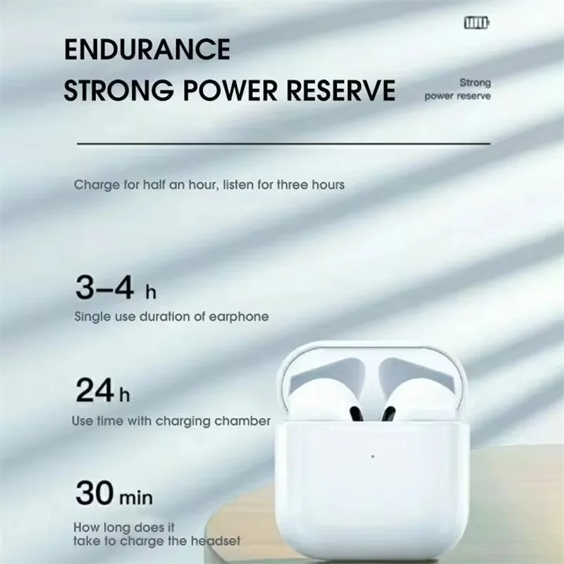 Bluetooth Headphones In Ear, PRO4 TWS Stereo Microphone