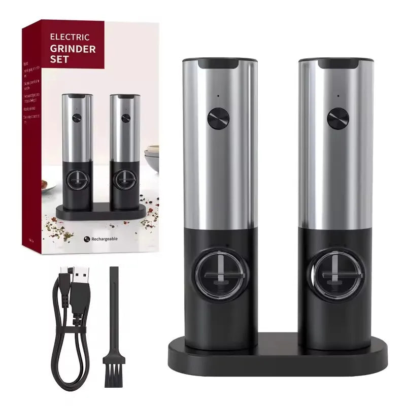 USB Rechargeable Electric Salt Pepper Grinde