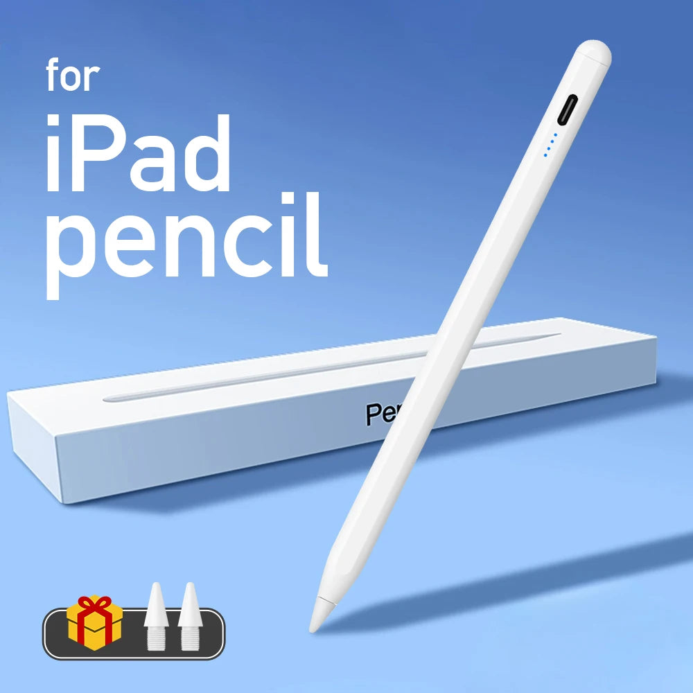 Stylus Pen For Apple Pencil with LED Power Indicators Palm Rejection Touch Pencil for 2022-2018 iPad pencil